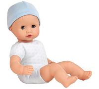 Götz 1320591 Bambola Muffin da vestire - bambola alta 33 cm con occhi azzurri assonnati, senza capelli - bambola dal corpo morbido con cappello - a partire da 18 mesi