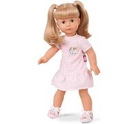 Götz 1690398 Precious Day Girls Jessica Summertime - bambola in piedi alta 46 cm, capelli biondi, occhi azzurri che dormono - set da 5 pezzi