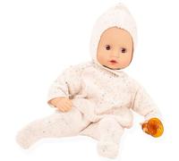 Götz 2520564 - Bambola per Bambini a Maglia, 33 cm, con Occhi Marroni, Senza peli e corpi Molli, in Set da 5 Pezzi
