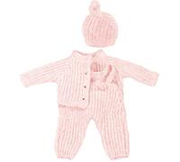 Götz 3403405 Combinazione So Knit - Taglia vestiti per bambole. S / XM - Set di abbigliamento e accessori da 3 pezzi per bambole da 30 - 33 cm e bambole in piedi da 36 cm