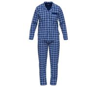 Götzburg Pigiama lungo blu / navy / bianco Uomo Götzburg XXXL
