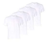 Götzburg T-shirt uomo con scollo a V | 2 pezzi | 741275, 4 x bianco, XXL