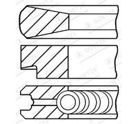 Set di anelli per pistoni GOETZE 08-103900-00