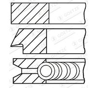 GOETZE ENGINE 08-138900-00 Kit fasce elastiche