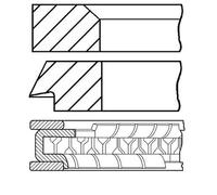 GOETZE ENGINE 08-154300-00 Kit fasce elastiche