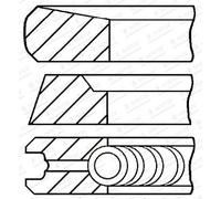 GOETZE ENGINE 08-422800-00 Kit fasce elastiche per NISSAN