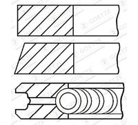 Goetze Engine 08-425200-00 Set anelli elastici pistone