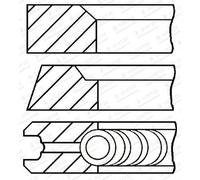 GOETZE ENGINE 08-434207-00 Kit fasce elastiche