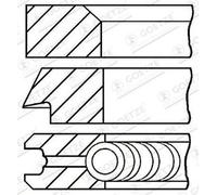 GOETZE ENGINE 08-439600-00 Kit fasce elastiche per TOYOTA Yaris Hatchback (P9)