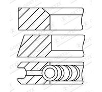 GOETZE ENGINE 08-454100-00 Kit fasce elastiche