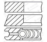 Goetze Engine – Kit fasce elastiche 08-990105-00 per Audi, VW, Seat, Skoda