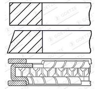 GOETZE ENGINE Anello Del Pistone da Officina per Toyota Corolla Liftback_E8