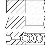 GOETZE ENGINE Anello Del Pistone per Ford Mondeo I Berlina GBP 2.0i 16V 4x4