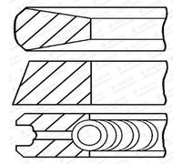GOETZE ENGINE Anello Del Pistone Pinze per Fasce Elastiche Ford Scorpio I Gae