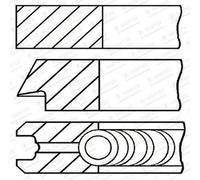 GOETZE ENGINE Anello Del Pistone Pinze per Fasce Elastiche Opel Zafira B A05 H
