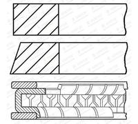 GOETZE ENGINE Kit Fasce Elastiche 08-447800-00 VW,SKODA,SEAT,POLO (9N_),Polo Hatchback (6R1, 6C1),Fox Hatchback (5Z1, 5Z3, 5Z4),POLO Van (6R)