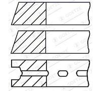 GOETZE Motore Anelli Piston Anelli Piston Set Anello Piston Strumento 7150 mm