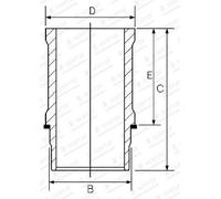 GOETZE MOTORE Cilindro Di Corsa Per Peugeot Partner Combispace 5F 1.4