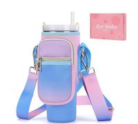 GOEWY Stanley Cup - Borsa porta bottiglie d'acqua con tracolla regolabile e tasca per telefono, adatta a bicchieri da 1,18 l, con manico, regalo ideale per donne