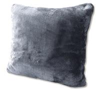 Gözze 91 - Cuscino in ratina, effetto cashmere, 50 x 50 cm, colore: Antracite