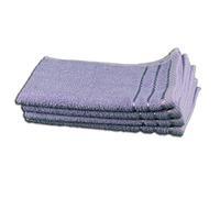 Gözze - Asciugamano per gli Ospiti, Set da 4 Pezzi, Berlino, 100% Cotone, 30 x 50 cm - Blu