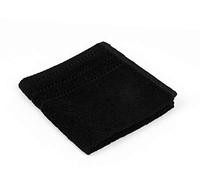 Gözze - Asciugamano Piccolo, Set da 4 Pezzi, Berlino, 100% Cotone, 30 x 30 cm - Nero