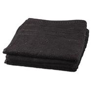 Gözze - Asciugamano, Set da 4 Pezzi, Berlino, 100% Cotone, 50 x 100 cm - Nero