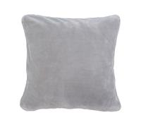 Gözze - Copricuscino Premium, Sensazione Cashmere, Microfibra, 50 x 50 cm - Argento