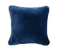 Gözze - Copricuscino Premium, Sensazione Cashmere, Microfibra, 50 x 50 cm - Blu