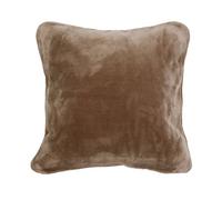 Gözze - Copricuscino Premium, Sensazione Cashmere, Microfibra, 50 x 50 cm - Tortora