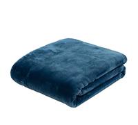 Gözze - Morbida Coperta Premium, Sensazione Cashmere, Microfibra, 130 x 170 cm - Blu