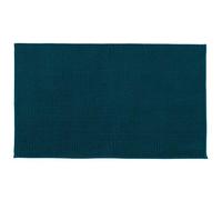 Gözze - Morbidissimo Tappetino da Bagno Antiscivolo, 100% Microfibra, 70 x 120 cm - Blu petrolio
