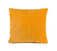 Gözze - Morbido Copricuscino, Motivo a Coste, Set da 2 Pezzi, Microfibra, 50 x 50 cm - Bianco