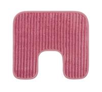 Gözze - Morbido Tappetino da Bagno Antiscivolo con Forma a U, 100% Poliestere, 50 x 45 cm - Rosa antico