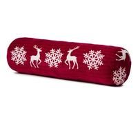 Gözze Scandic Rullo per Cuscini, Microfibra di Poliestere, Rosso, 60x20 cm