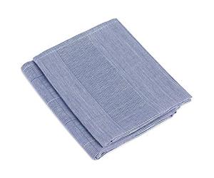 Gözze - Set di Strofinacci, 4 Pezzo, 100% Cotone Jacquard, Materiale Molto Spesso (200 g/m²), 100% Cotone, 50 x 70 cm - Blu