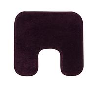 Gözze - Tappetino da Bagno Antiscivolo Premium, Con Incavo per WC, RIO, 100% Microfibra, Ideale per il WC grazie all'Incavo, 100% Microfibra, 50 x 45 cm - Lampone