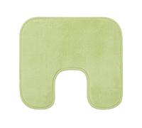 Gözze - Tappetino da Bagno Antiscivolo Premium, Con Incavo per WC, RIO, 100% Microfibra, Ideale per il WC grazie all'Incavo, 100% Microfibra, 50 x 45 cm - Limone