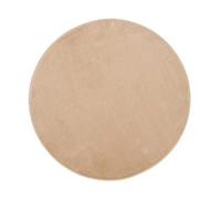 Gözze - Tappetino da Bagno Rotondo e Antiscivolo Premium, RIO, 100% Microfibra, 100% Microfibra, Ø 110 cm - Sabbia