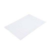 Gözze - Tappetino da Bagno, Set da 2 Pezzi, 100% Cotone, 50 x 70 cm - Bianco