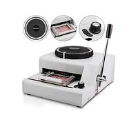 Goffratrice - 72 caratteri - for la realizzazione di carte in plastica PVC: carte fedeltà, carte di trasporto, carte di credito