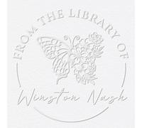 Goffratrice Personalizzata, Embosser per Libri Personalizzato, Timbro Libri Personalizzato, Ex Libris Timbro A Secco Personalizzabile, Embosser Con Design Personalizzabili