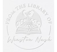 Goffratrice Personalizzata, Embosser per Libri Personalizzato, Timbro Libri Personalizzato, Ex Libris Timbro A Secco Personalizzabile, Embosser Con Design Personalizzabili
