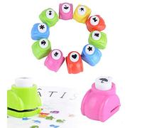 Goffratura Dispositivo,12 Pack Mini Paper Craft Punch Perforatrice con Motivo Goffratore Stampo per Carta Pugni a Mano per Biglietti di Auguri,Album Fotografici,Album per Ritagli