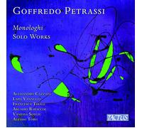 Goffredo Petrassi Goffredo Petrassi: Monologhi - Solo Works (CD) Album
