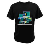 GOFI ENA Pop Up T Shirt Joel G Webcartoon T-Shirt Size 100% Cotton Short Sleeve Crewneck Soft Basic Tops Tee Black S.JPG.JPG Black S