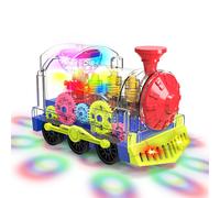 Gofimyee Giocattolo da traino luminoso per bambini Giocattolo a ingranaggi