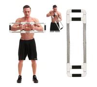 GoFitness Push-Down Attrezzatura - Attrezzo per Allenamento Pettorali a Casa, Esercizi per Braccia - Kit Palestra Portatile a Resistenza con Molle per Casa, Viaggi o Esterno