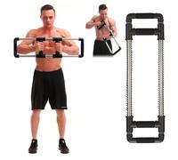 GoFitness Push Down Bar Macchina - Attrezzo per Allenamento Pettorali a Casa, Esercizi per Petto, Braccia, Spalle, Addominali e Schiena - Trainer Portatile per l'Upper Body: Casa, Viaggio, Outdoor