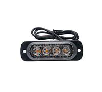 GOFORJUMP 12V-36V 4 LED Spia stroboscopica Stroboscopica Griglia Lampeggiante Ripartizione Luce di Emergenza Car Truck Lampada Faro Semaforo Lampadina Rossa Monocromatica